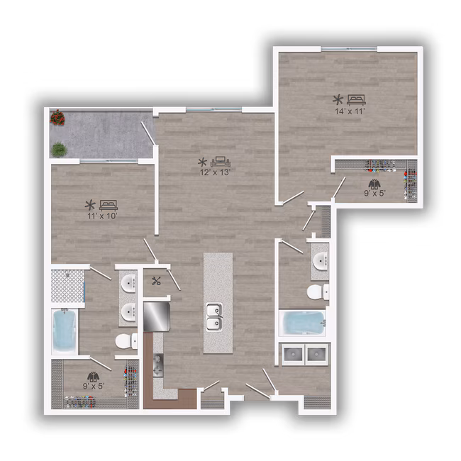 2 F 2201 floor plan